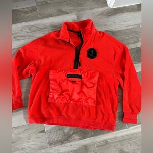 Nike Air Force 1 Half-Zip Fleece Pullover Sweatshirt, L